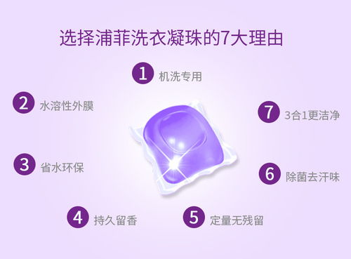浦菲濃縮洗衣凝珠 一顆省心，薰衣草香輕裝生活